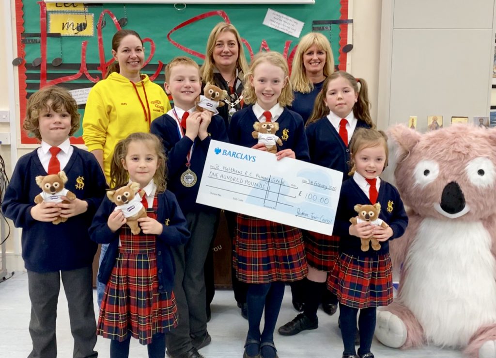 St. Matthew’s Primary celebrate a win with almost a quarter of pupils